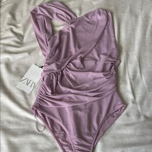 Zara Kids Lilac One Piece Swimsuit